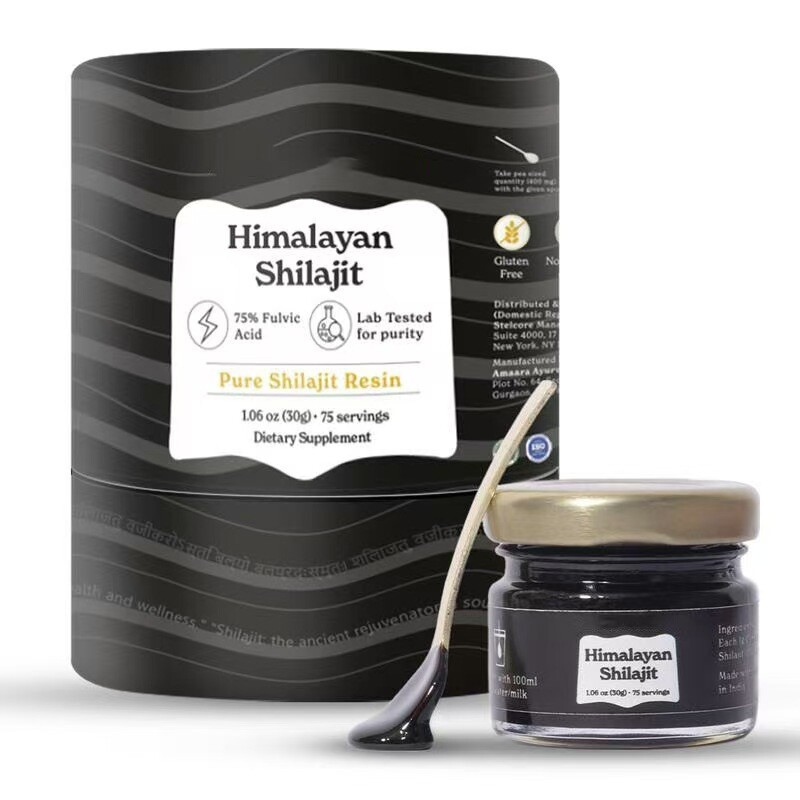 Organic Shilajit Resin 30g Himalayan Pure Soft Extract Fulvic Acid Rich
