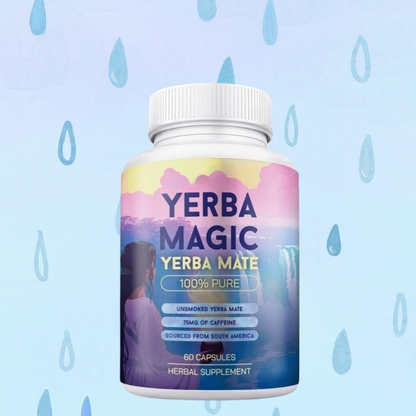 Yerba Mate Capsules – Clean Energy & Gut Support – Natural Caffeine – 60 Count