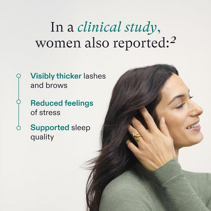 Women's Hair Growth Supplements, Ages 18-44, Clinically Proven for Visibly